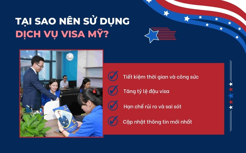 Tại sao nên dùng dịch vụ visa Mỹ