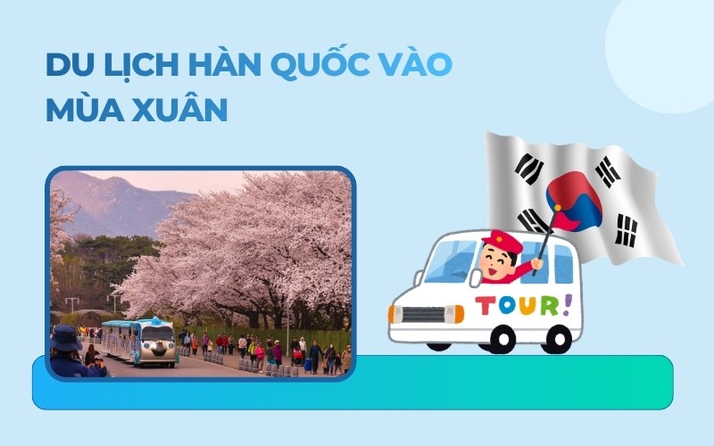 Du lịch Hàn Quốc tự tực mùa xuần