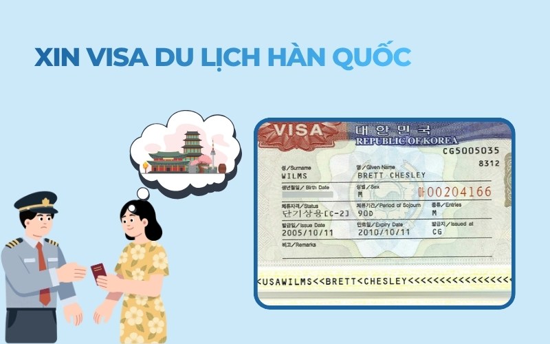 Xin visa du lịch Hàn Quốc