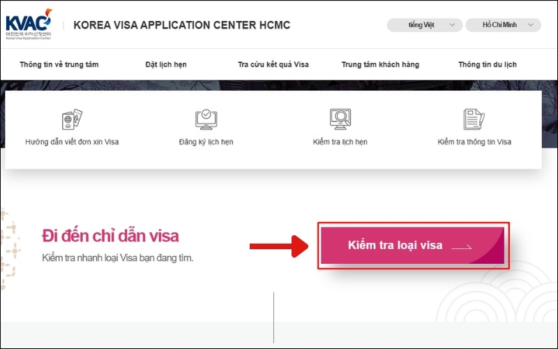 Xác định visa Hàn Quốc