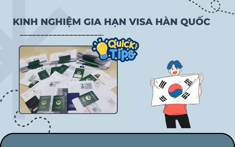 Kinh nghiệm gia hạn visa Hàn Quốc