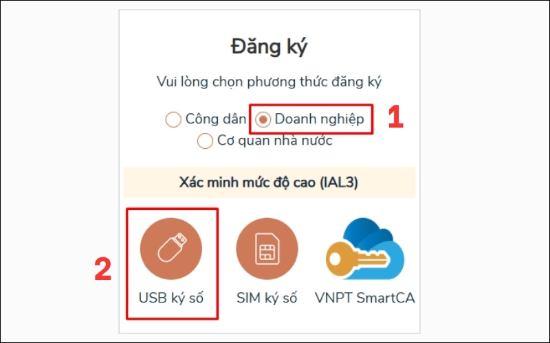 Đăng nhập doanh nghiệp