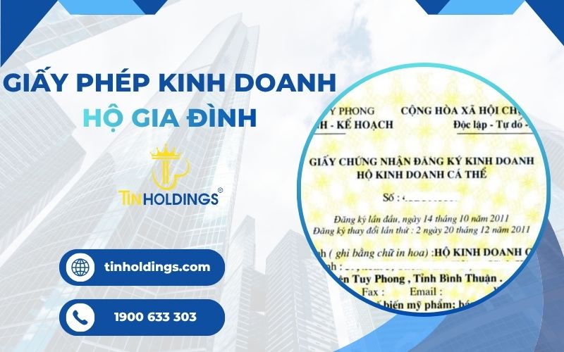 Thủ tục đăng ký giấy phép kinh doanh hộ gia đình