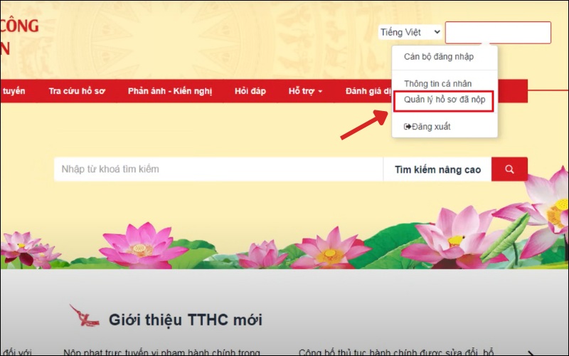 Thanh toán lệ phí