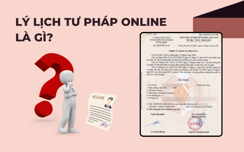 Lý lịch tư pháp online là gì