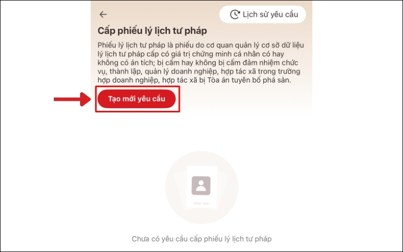 Tạo lý lịch tư pháp online