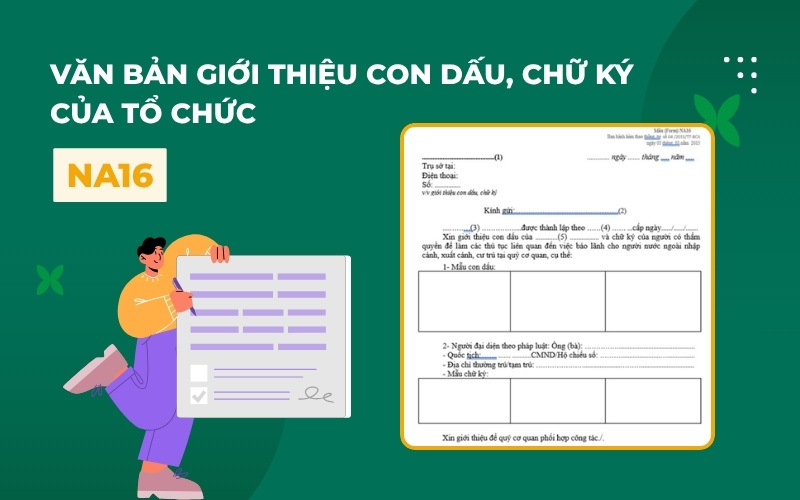 Mẫu giới thiệu con dấu NA16