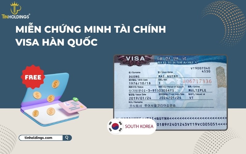 Miễn chứng minh tài chính visa Hàn Quốc