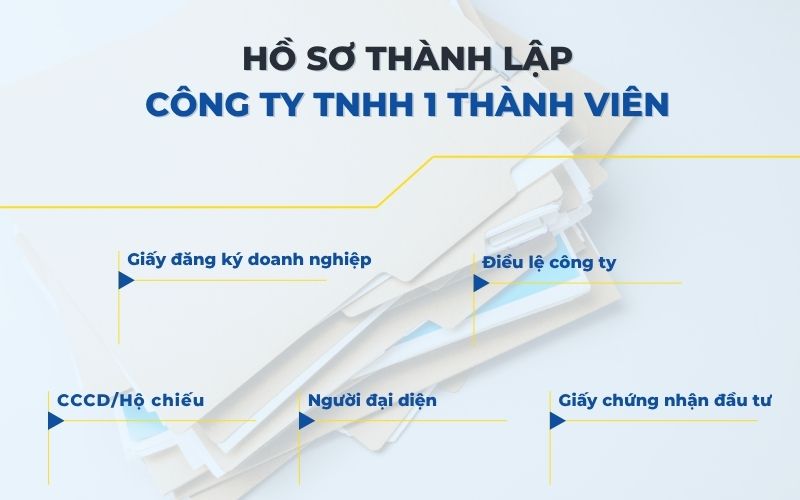 Hồ sơ thành lập công ty trách TNHH 1 thành viên