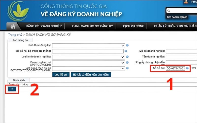 cơ quan thẩm quyền xem xét hồ sơ