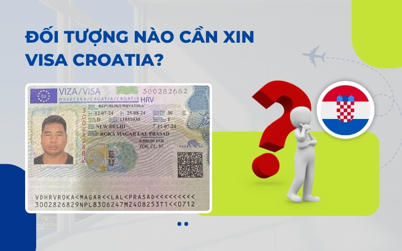 Đối tượng xin visa Croatia