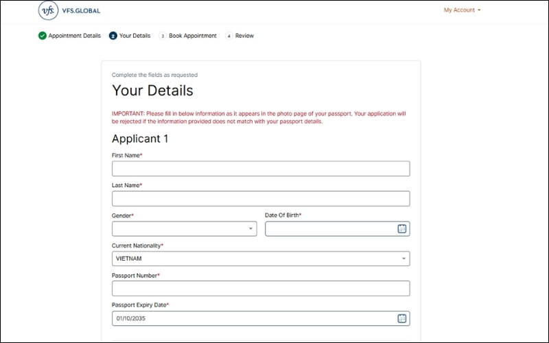 Thông tin cá nhân