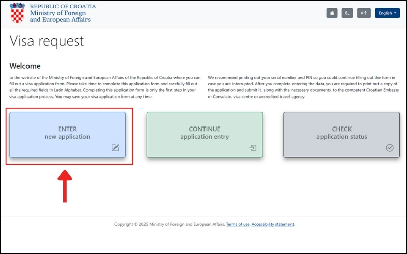 Truy cập visa Croatia