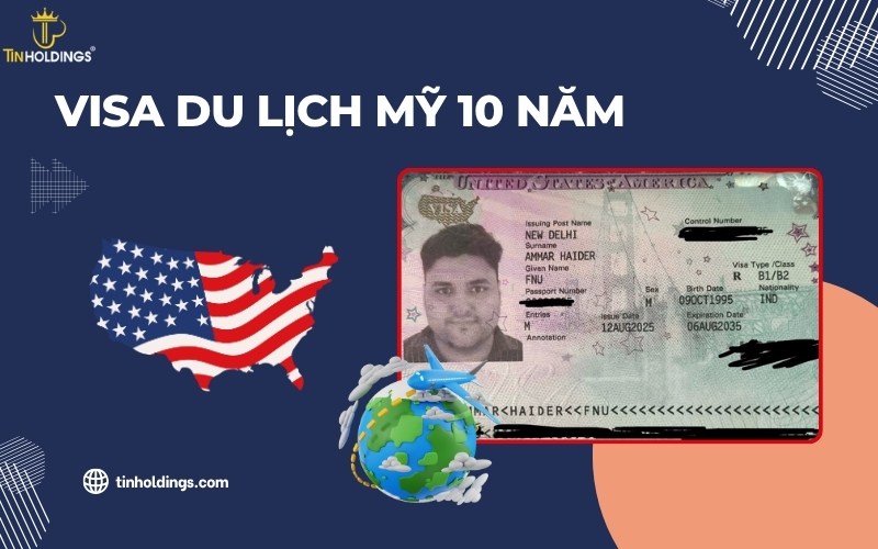 Visa du lịch Mỹ 10 năm