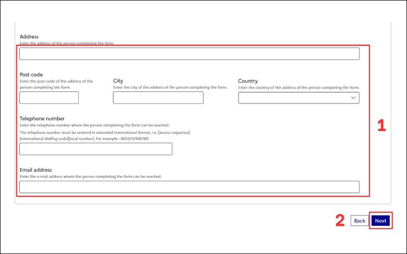 Chuyển bước sai khi hoàn thành