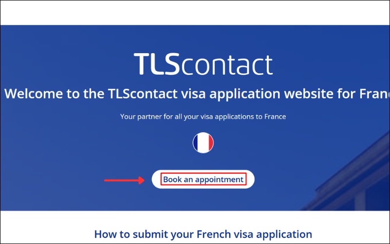 Đặt hẹn visa du lịch Pháp