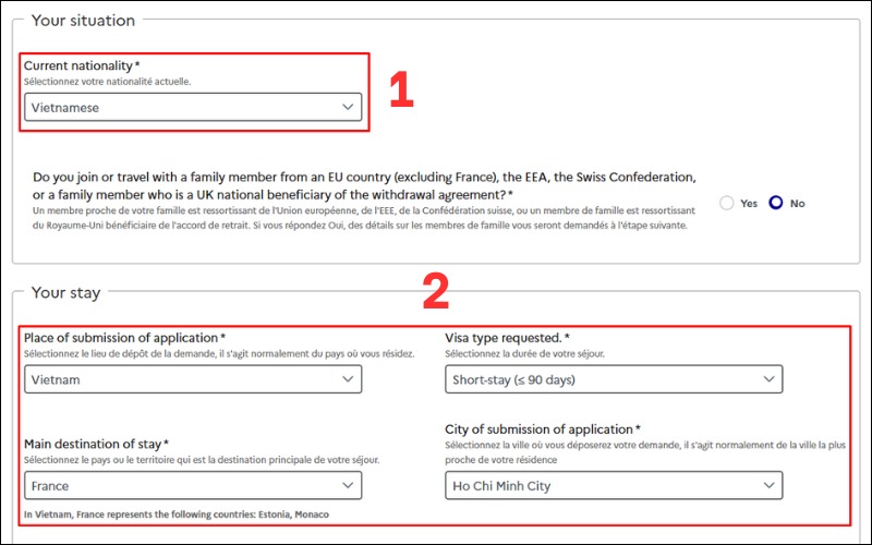 Thông tin tờ khai