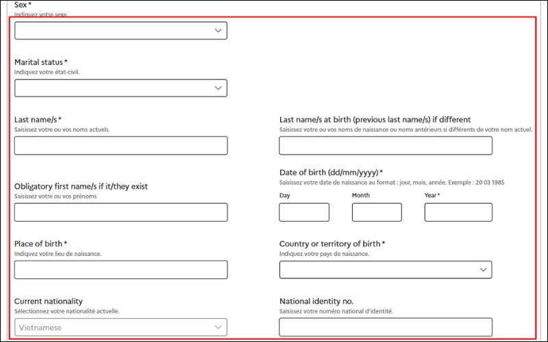 Giới tính và quốc gia
