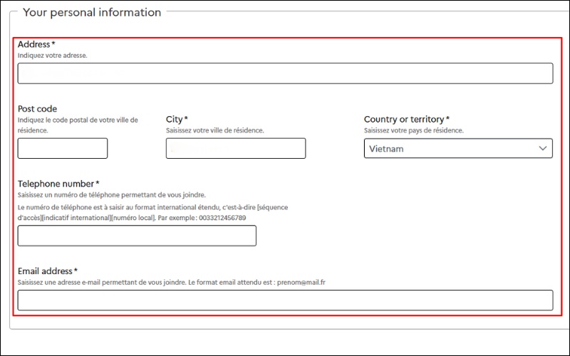 Thông tin chuyến đi