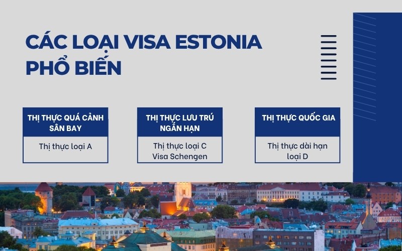 Các loại visa Estonia