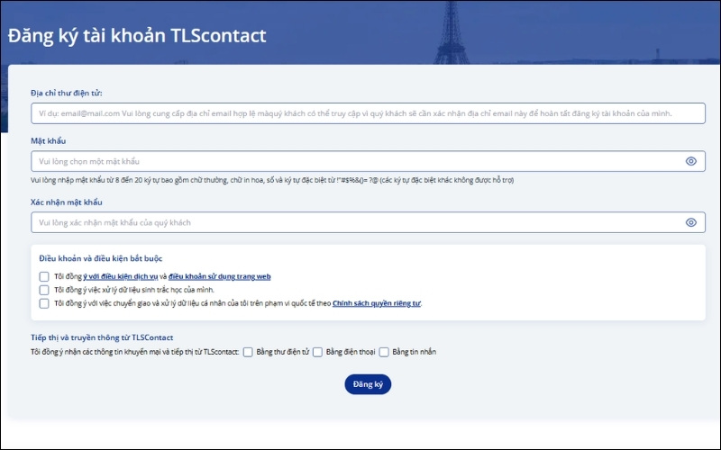 Đăng ký visa Estonia