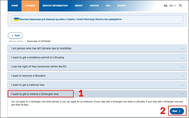 Chọn loại Schengen visa