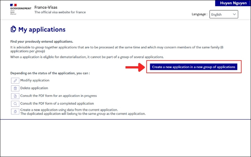 Tạo tờ khai visa Monaco