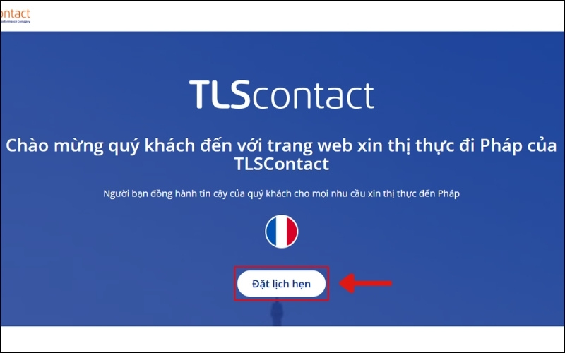Truy cập TLScontact