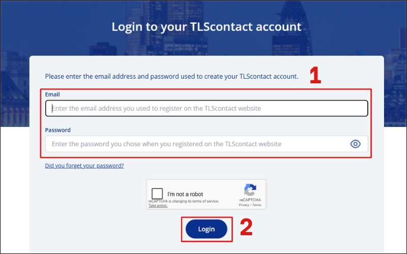 Đăng nhập tài khoản