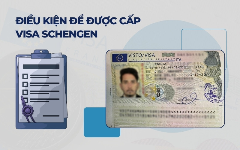 Điều kiện cấp visa Schengen