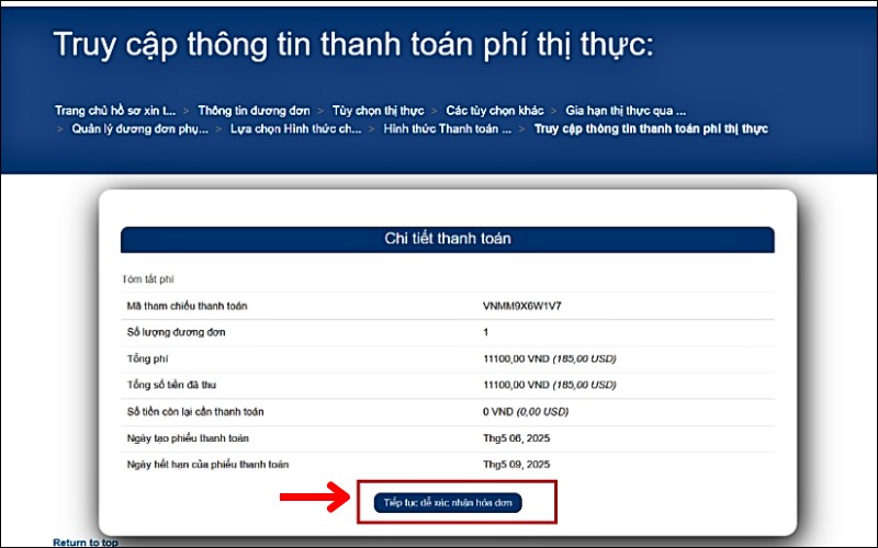 Xác nhận hóa đơn