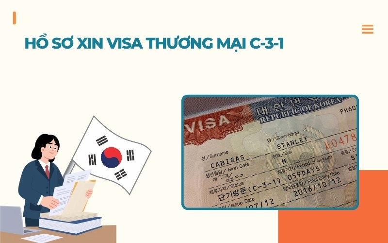Hồ sơ visa thương mại Hàn Quốc C-3-1
