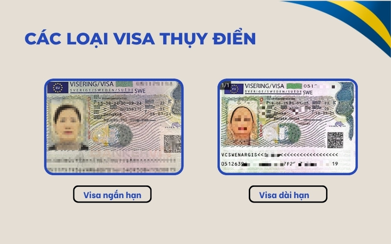 Các loại visa Thụy Điển