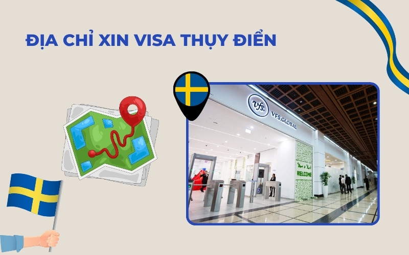 Địa chỉ xin visa Thụy Điển