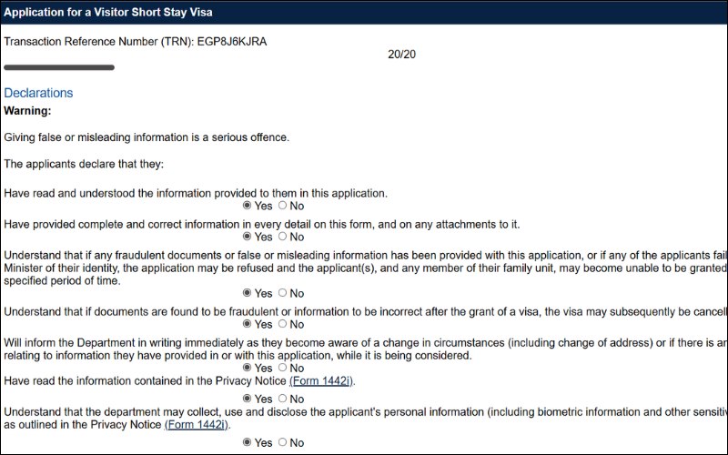 Chọn Yes để xác thực thông tin