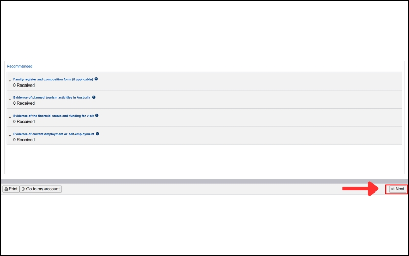 Đảm bảo tải đầy đủ hồ sơ
