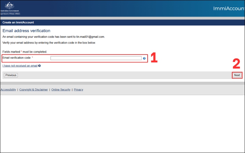 Nhập mã xác nhận