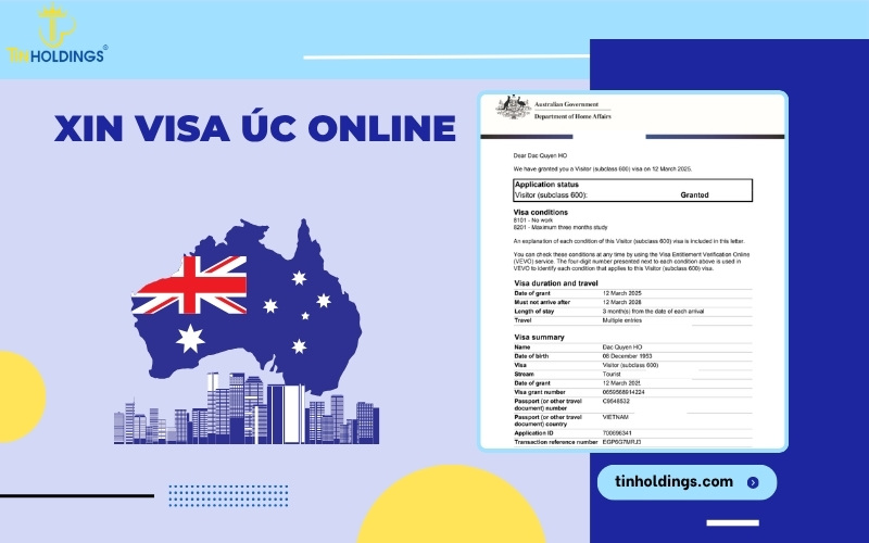 Xin visa Úc online