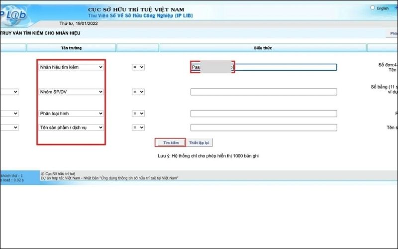 tra cứu nhãn hiệu