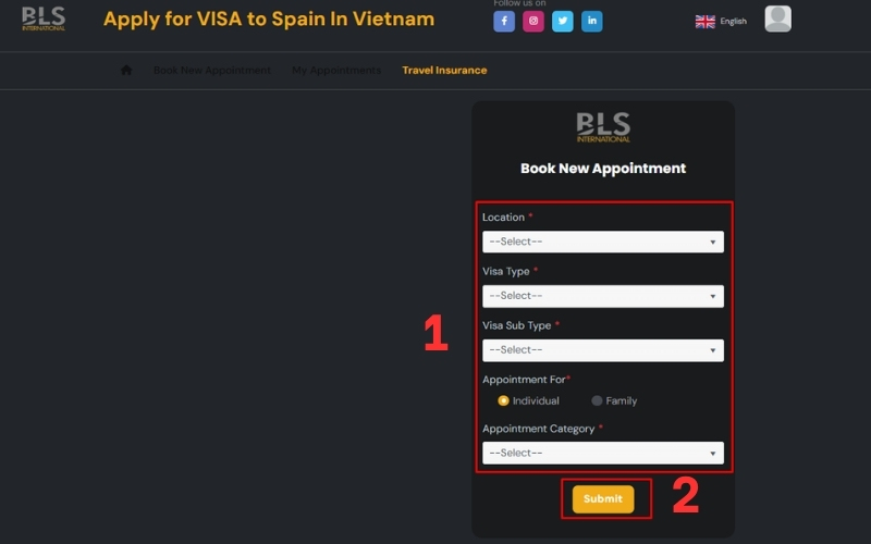 Thông tin đặt hẹn