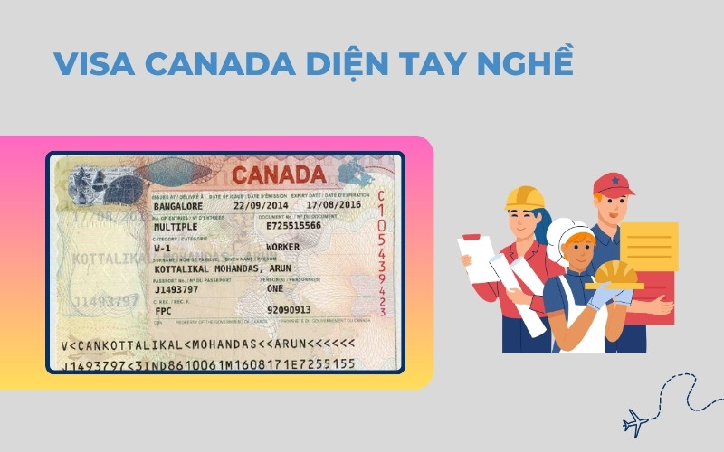 Visa Canada diện tay nghề