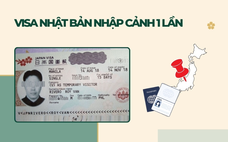 Visa nhập cảnh 1 lần