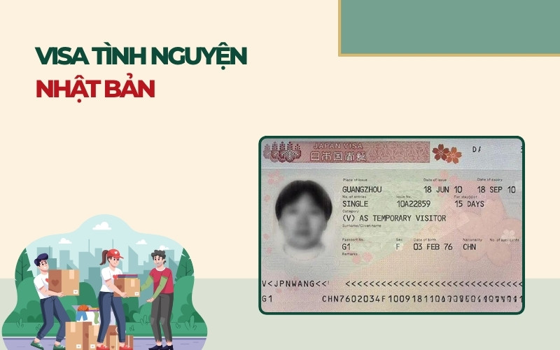 Các loại visa Nhật Bản tình nguyện