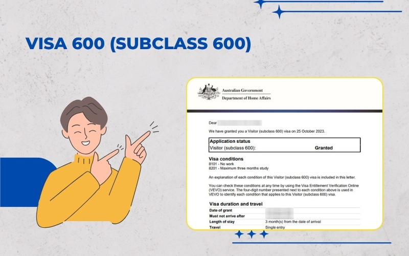 Các loại visa Úc 600