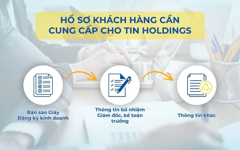 Hồ sơ khách hàng cần cung cấp cho TIN Holdings khi sử dụng dịch vụ kê khai thuế ban đầu