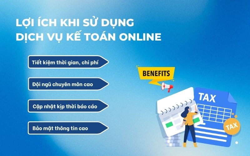 Lợi ích dịch vụ kế toán online