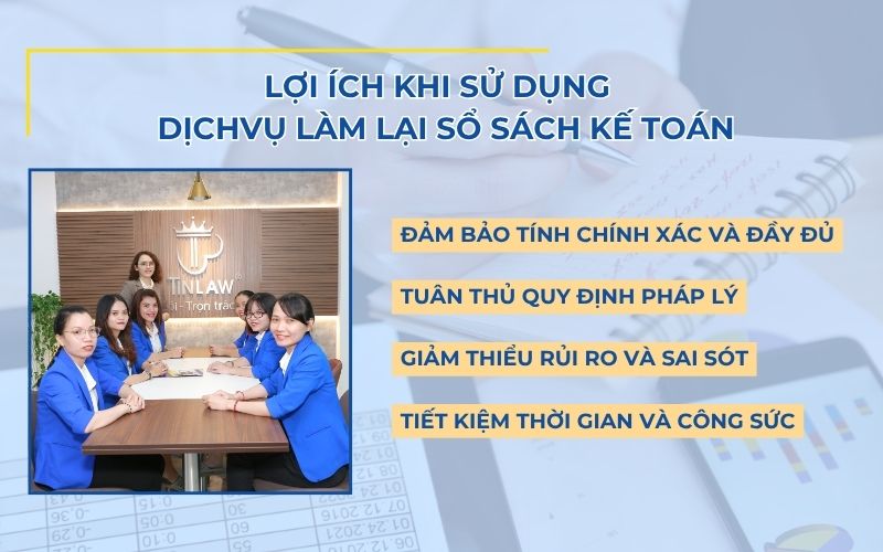 Lợi ích khi khách hàng sử dụng dịch vụ làm lại sổ sách kế toán tại TIN Holdings