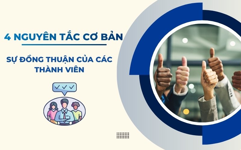Nguyên tắc phải nhận được sự đồng thuận của các thành viên