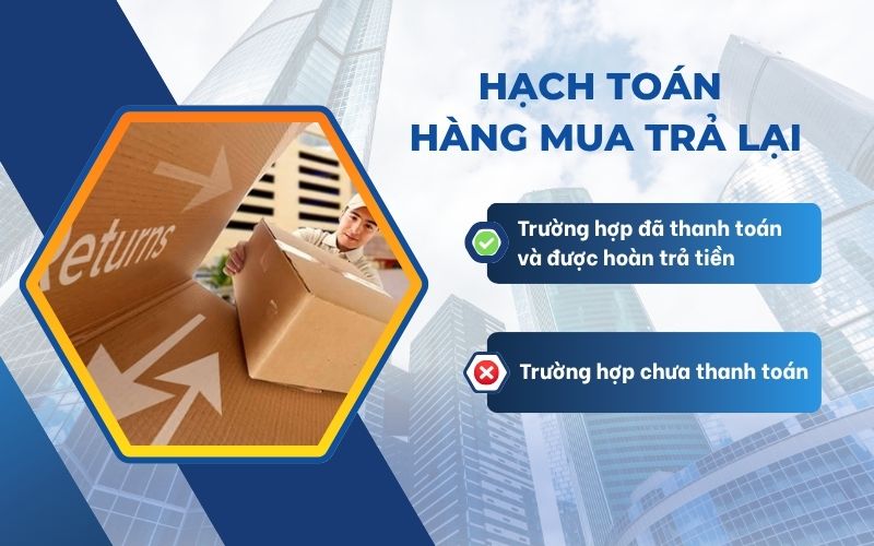 Hạch toán hàng mua trả lại