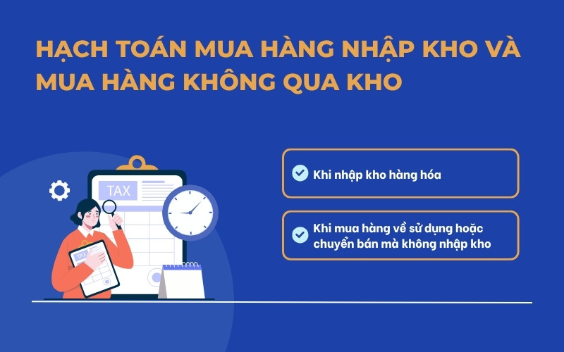 Hạch toán mua hàng nhập kho